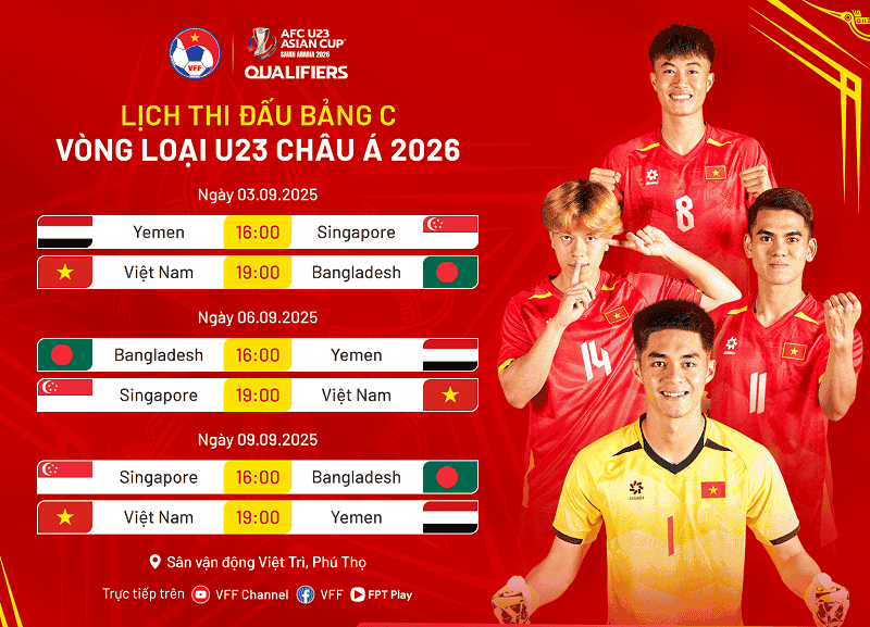 Lịch thi đấu cung cấp thông tin gì cho người xem?